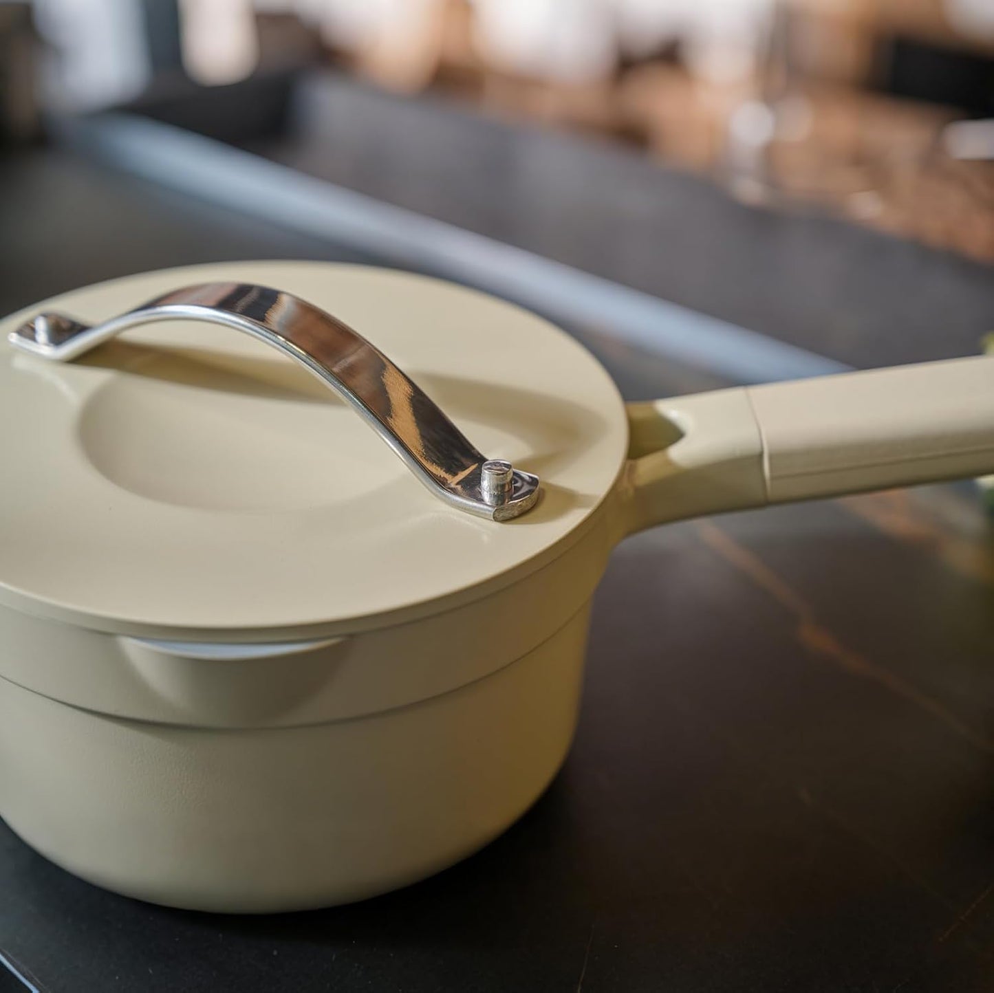 1.6 Quart Sauce Pan with Lid, Non Stick Saucepan Pot for Cooking with Pour Spout and Handle for Stove,Induction,Gas,Non Toxic,PFOA Free - Culinary Roots