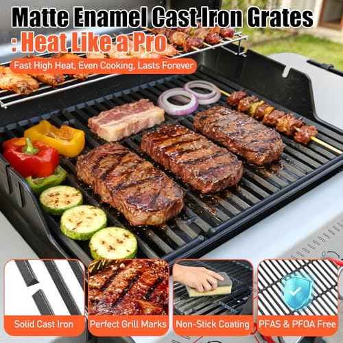 17.5" Grill Grates for Weber Spirit 300 (2 Count)