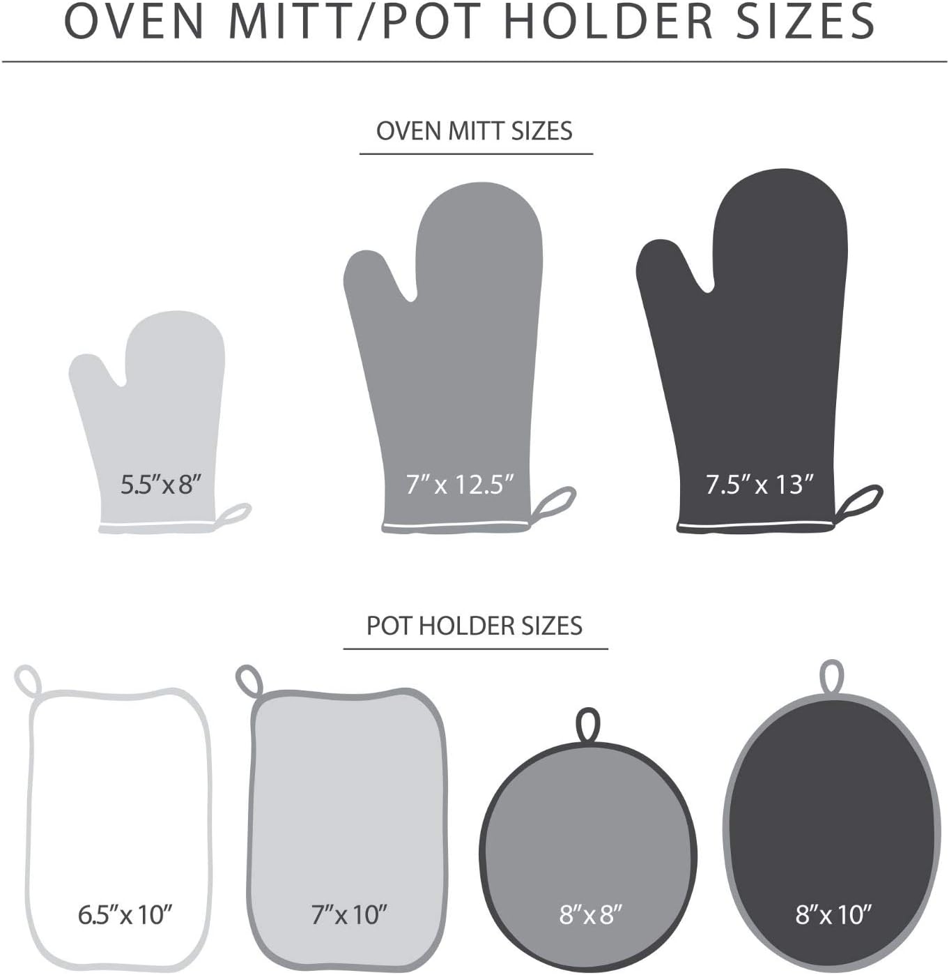 KitchenAid Asteroid Oven Mitt Set, 7"x12.5", Pistachio Green, 2 Piece