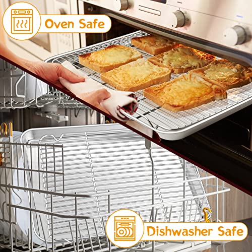 Stainless Steel Baking Sheet with Rack Set for Cookie