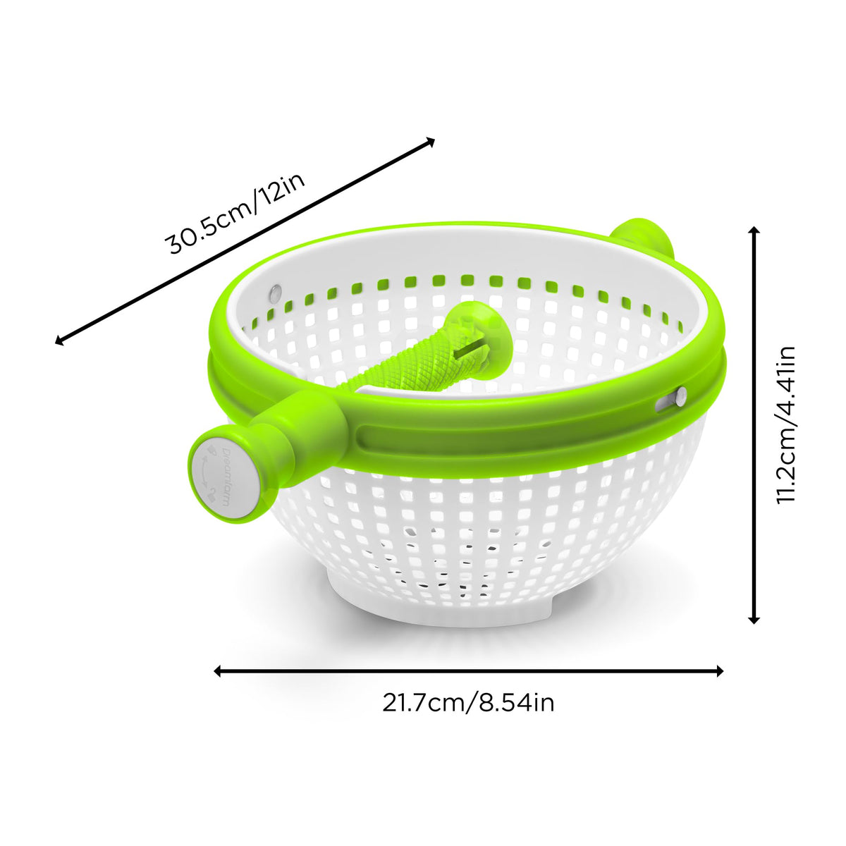 Spina 2-in-1 Collapsible Salad Spinner & Colander