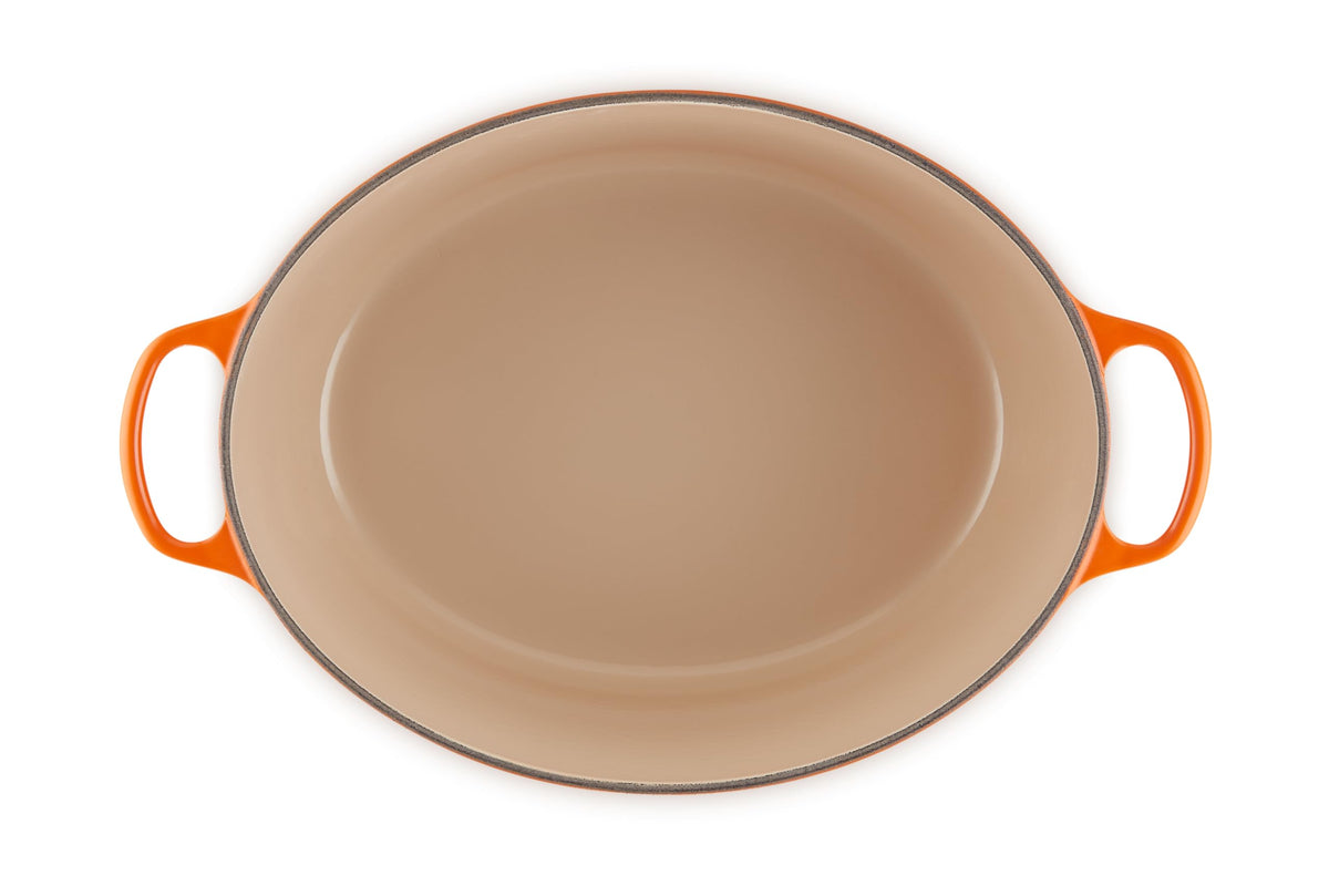 Enameled Cast Iron Oval Dutch Oven