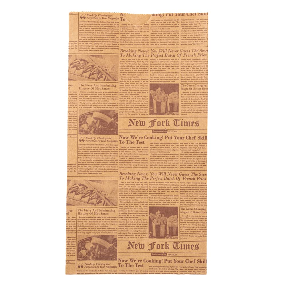 Kraft Paper Newsprint Bag (100 Count)