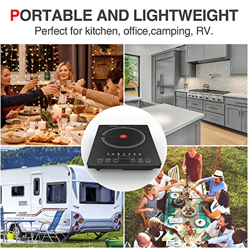 Electric Cooktop Portable Stove 1800W