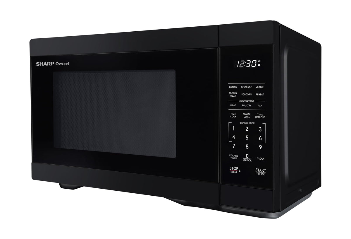 SMC1161KB 1.1 cu. ft. 1000W Black Countertop Microwave Oven