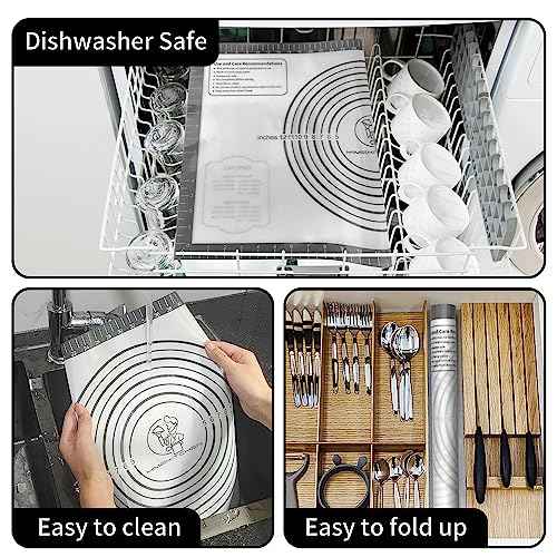 Silicone Pastry Mat for Dough Rolling