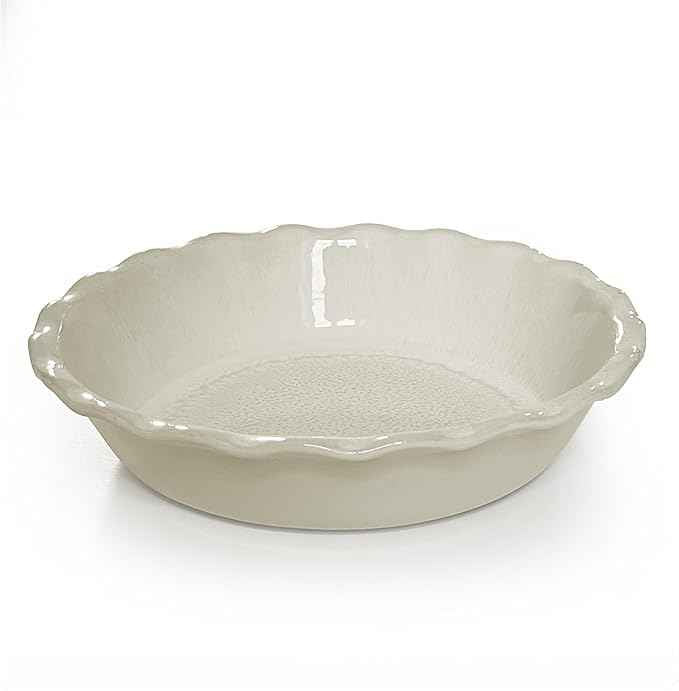 Emile Henry Made In France Limited Edition 175th ANNIVERSARY PIE DISH, PEARL/TAUPE