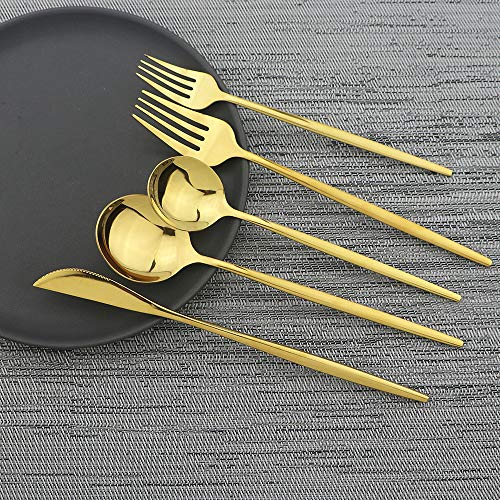 30 Piece Stainless Steel Satin Finish Flatware Set (6 Count)
