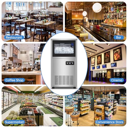 150 lbs Commercial Ice Maker Undercounter Built