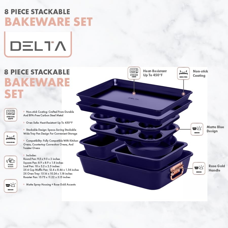 Stackable Nonstick Bakeware Set