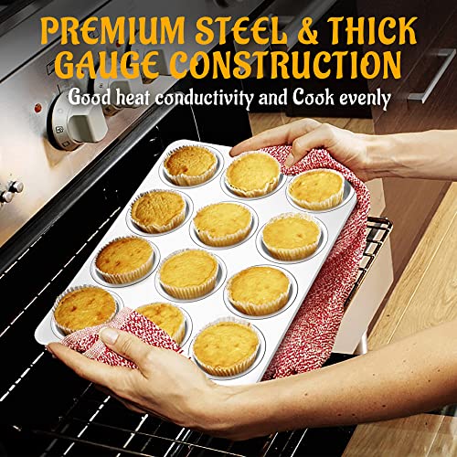 Stainless Steel Muffin Pan Set of 5 (5 Count)