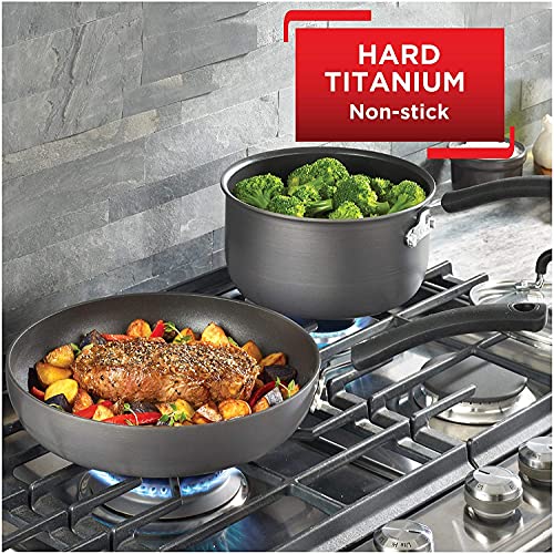 Ultimate Hard Anodized Nonstick Fry Pan Set (17.6 Ounce)