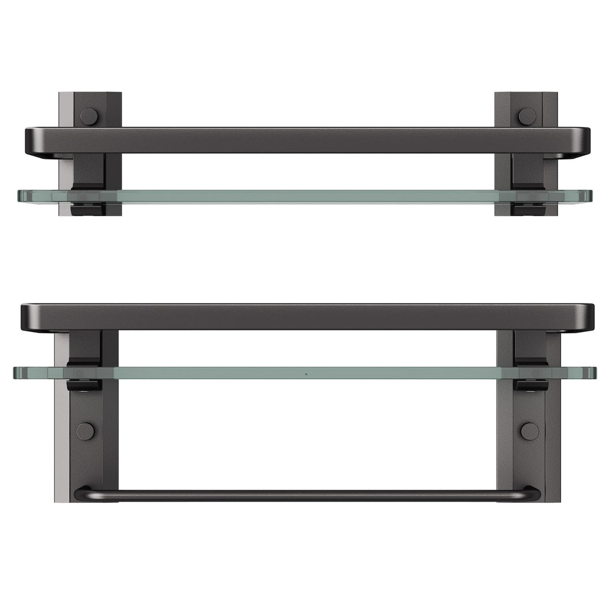 Bathroom Shelves Wall Mounted (2 Count)