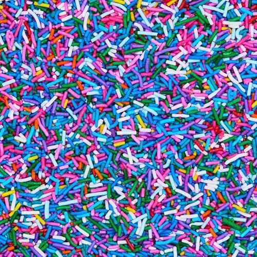 Deluxe Rainbow Crunchy Jimmies 2 Pack