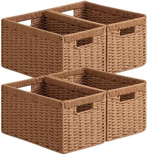 4 Pack Wicker Basket (4 Count)