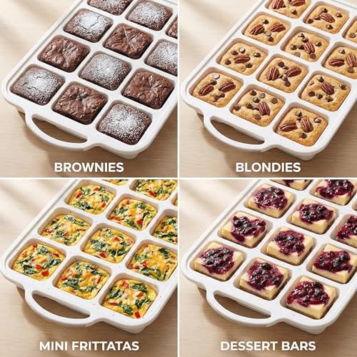Silicone Brownie Pans with Dividers (2 Count)