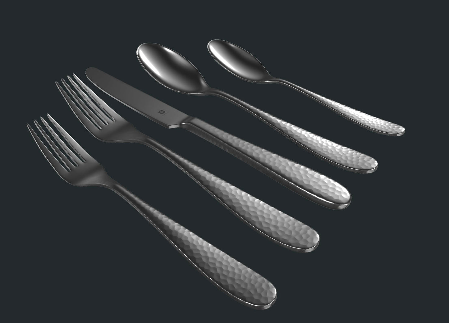 Matte Silverware Set
