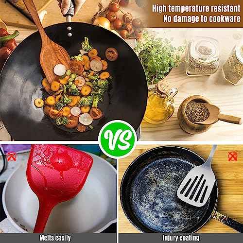Wooden Spoons for Cooking (10 Count)