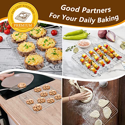 Stainless Steel Baking Sheet with Rack Set for Cookie