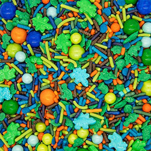 Dinosaur Sprinkles for Cupcakes Cake Decorating (4 Ounce)