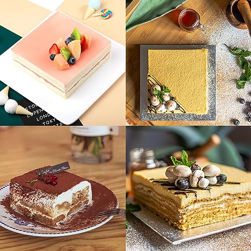 Extensible Stainless Steel Rectangular Cake Mold Heavy Duty Adjustable Mousse Ring Rectangle Shaped Detachable Tiramisu Pan
