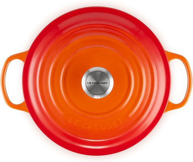 Le Creuset Enameled Cast Iron Signature Deep Round Oven, 6.5 qt., Flame