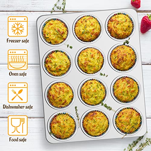 12 Cup Muffin Pan Set of 6 (6 Count)