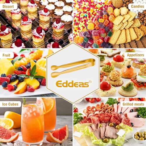 12PCS Mini Tongs For Serving (12 Count)