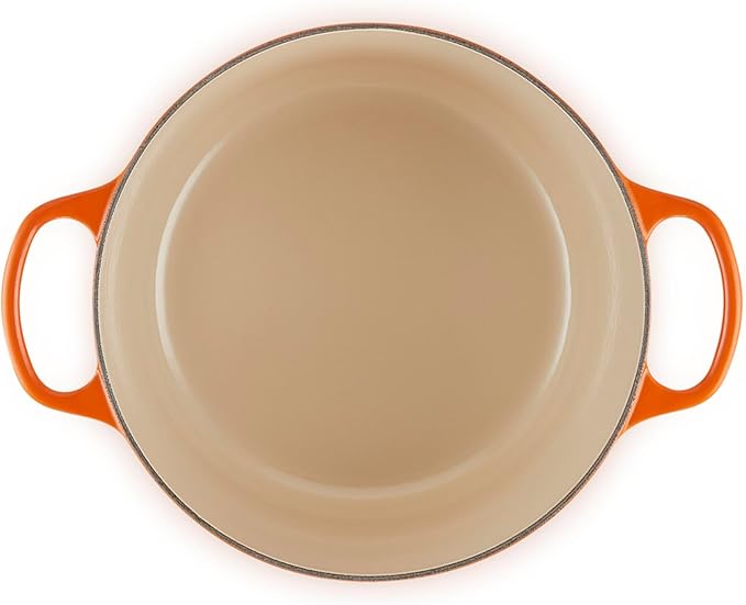 Le Creuset Enameled Cast Iron Signature Deep Round Oven, 6.5 qt., Flame
