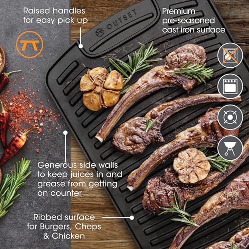Cast Iron Grill Griddle