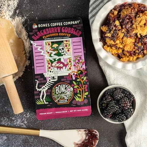 Blackberry Cobbler Flavored Coffee Beans (12 Ounce)