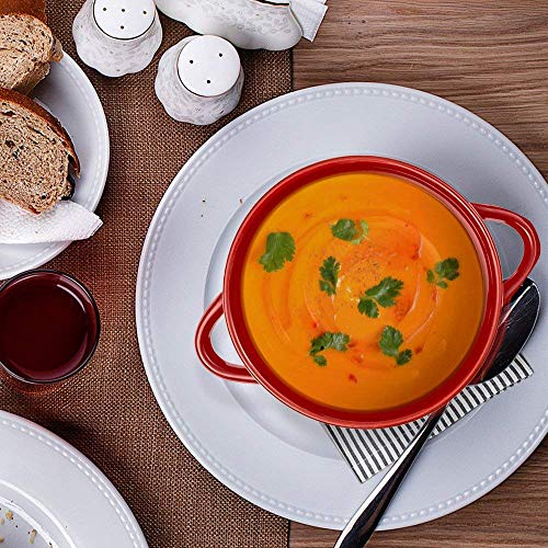 French Onion Soup Crocks with Lids & Handles (4 Count)