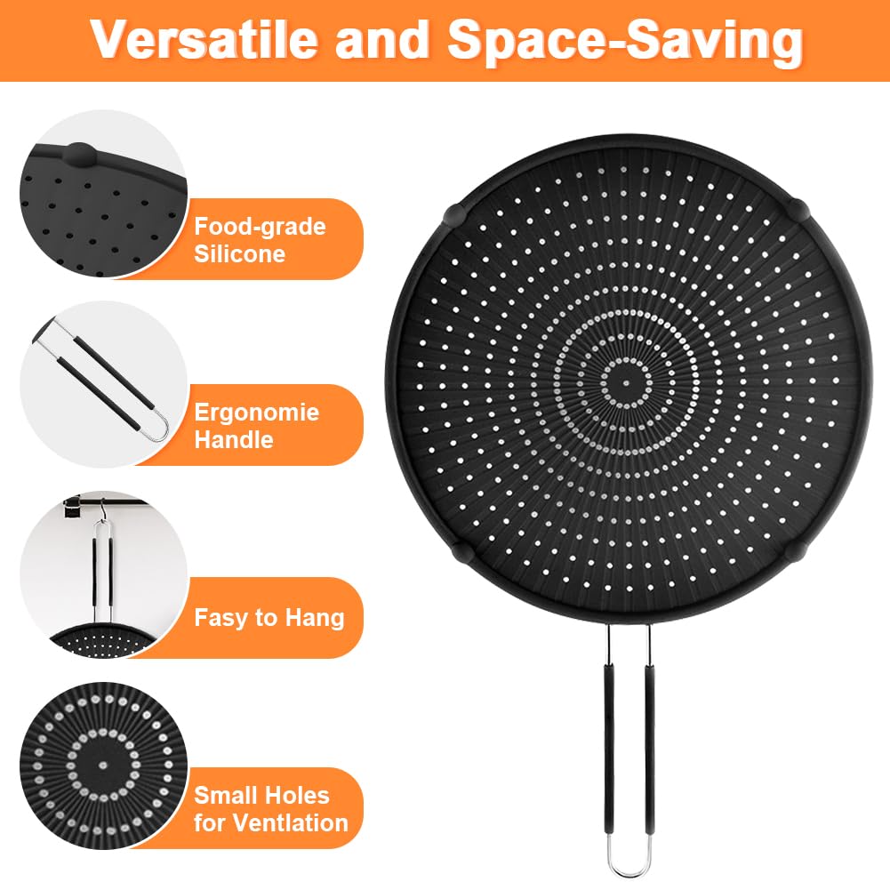 Splatter Screen for Frying Pan