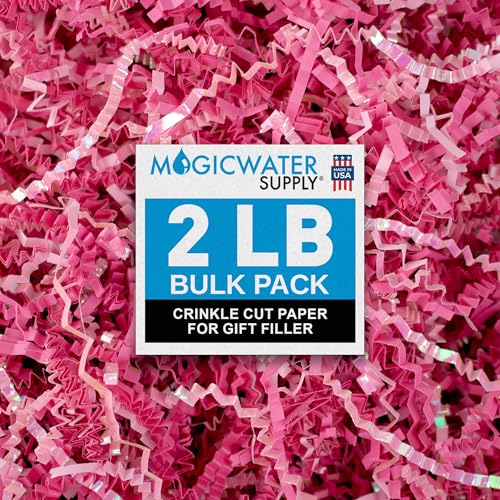 MagicWater Crinkle Cut Paper Gift Basket Filler (32 Ounce)