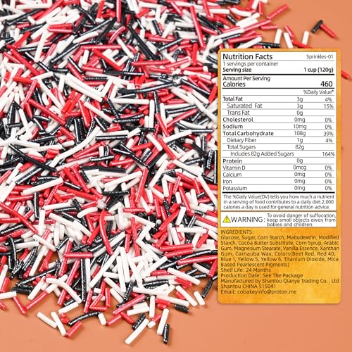 Jimmies Sprinkles for Cake Decorating (4.23 Ounce)