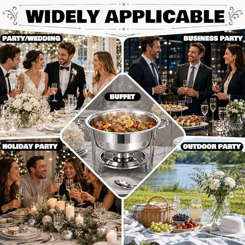Chafing Dishes for Buffet (4 Count)