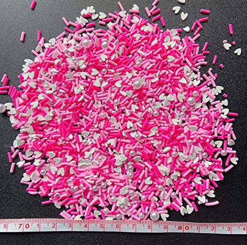 Fake Sprinkles Resin Sprinkles Fake Candy Sprinkles Clay Sprinkles Polymer Sprinkles Polymer Clay Slices for Nail Art DIY Crafts Cake Phone Case