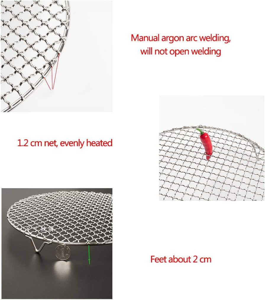 Versatile Round 304 Stainless Steel Cooling Rack Baking,Heat Resistant Rust Proof Sturdy Durable Dia 10.4" - Culinary Roots