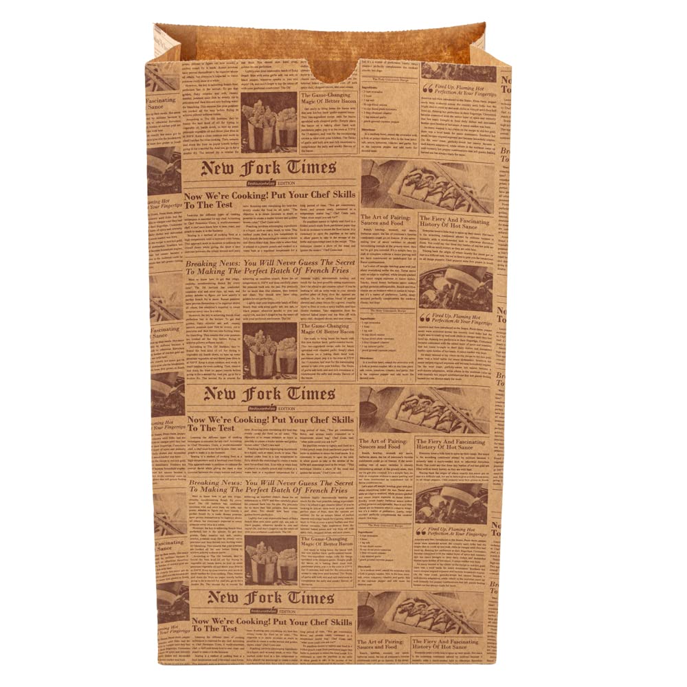 Kraft Paper Newsprint Bag (100 Count)