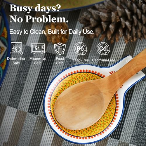 Havana Ceramic Spoon Rest for Stove Top