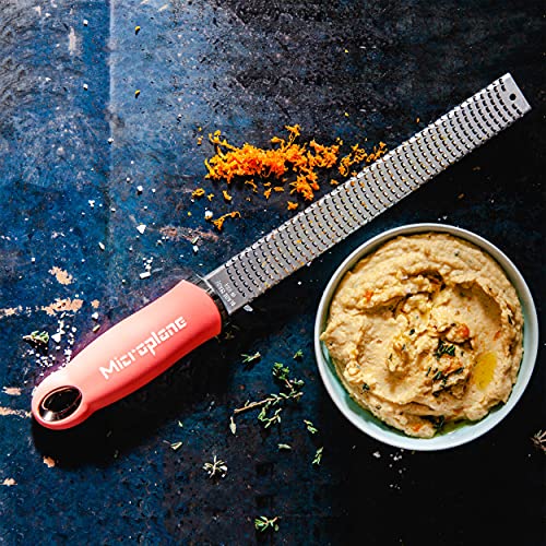Zester Grater in Coral for Citrus Fruits