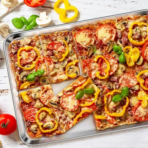 18x13 Inches Stainless Steel Baking Half Sheet Set of 2 (3 Count)