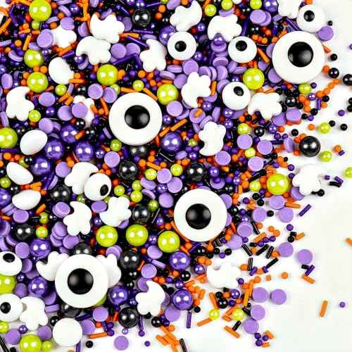 Halloween Eye Sprinkles for Cake Decorating (5.29 Ounce)