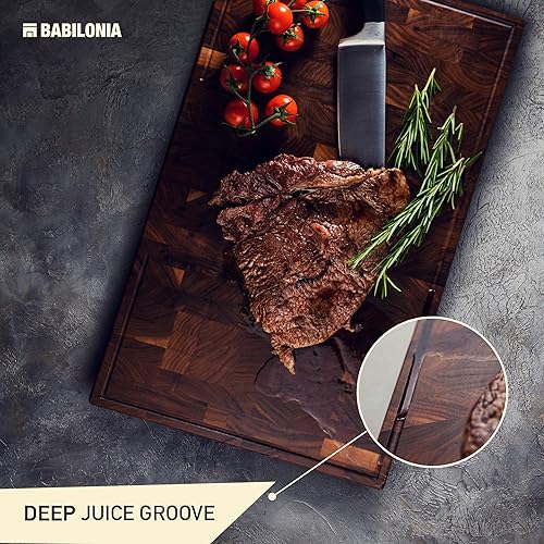 XXL American Black Walnut Wood Cutting Board
