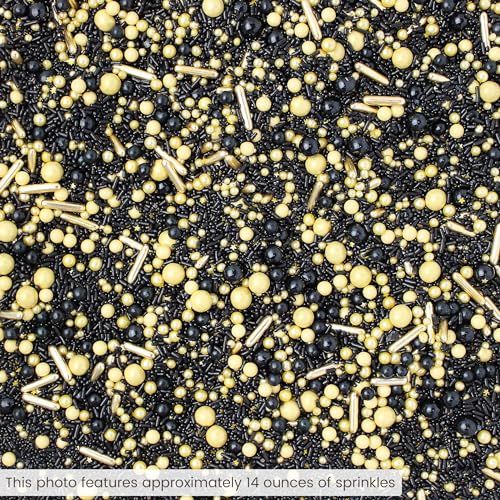 Black Gold Sprinkle Mix (2 Ounce)