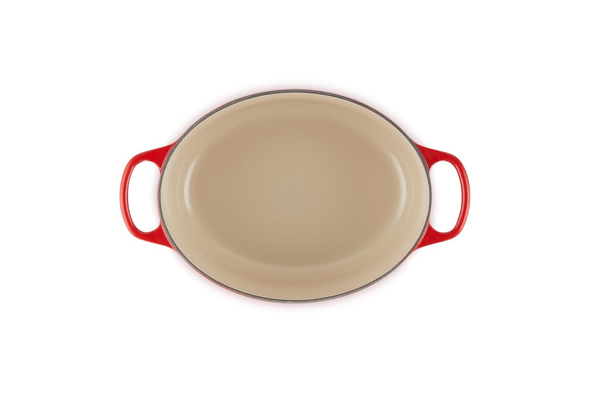 Enameled Cast Iron Oval Dutch Oven