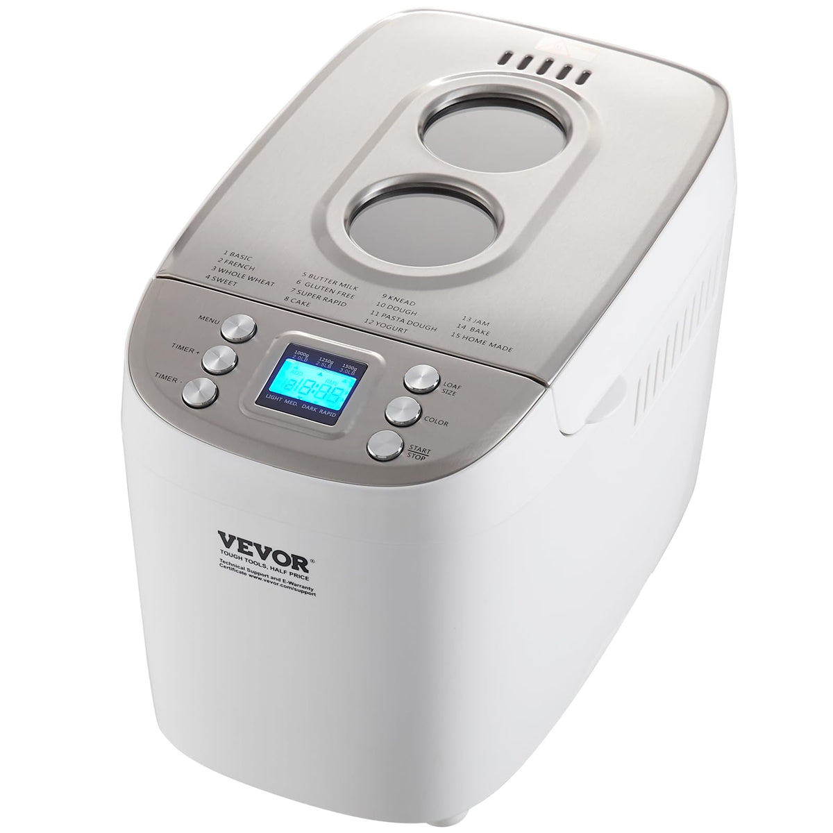 Bread Maker Dough Machine 15 Menus in 1