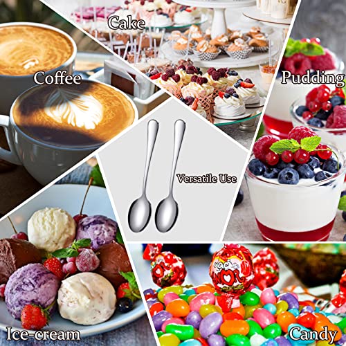 100 Pack Stainless Steel Demitasse Espresso Spoons (100 Count)