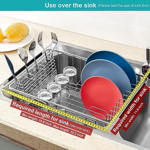Expandable Dish Drying Rack Over Sink