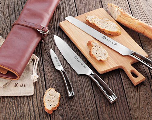 N1 Series 4 Piece Leather Roll Knife Set (4 Count)